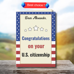 Tarjeta Bienvenidos a América Felicitaciones por la ciudad