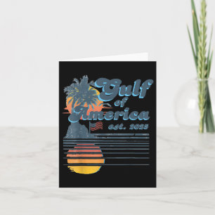 Tarjeta Bienvenidos A Americas Gulf Retro Vintage Beach _1