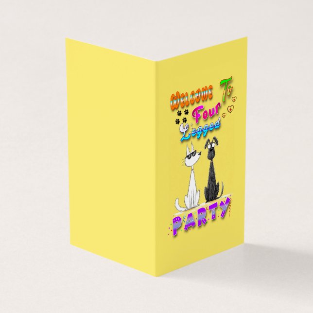 Tarjeta Bienvenidos A Cuatro Fiestas Legales (Exterior)