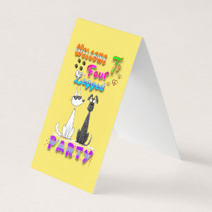 Tarjeta Bienvenidos A Cuatro Fiestas Legales