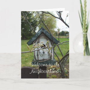 Tarjeta Bienvenidos a la casa Neighborhood-Bird