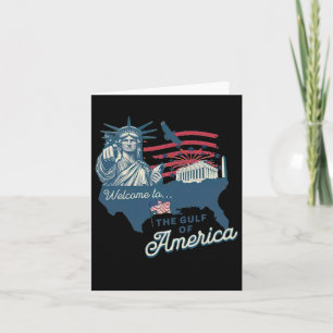 Tarjeta Bienvenidos a la fiesta de los Estados Unidos por 