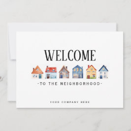 Tarjeta Bienvenidos a la Realidad de las Acuarelas del Bar