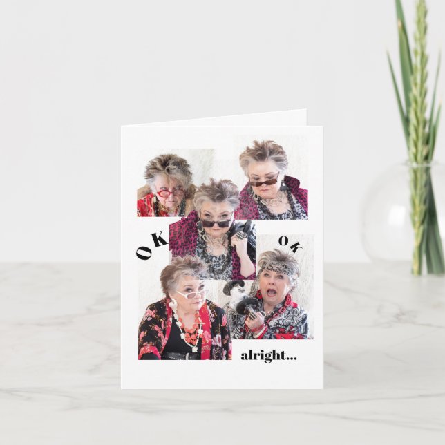 Tarjeta Bienvenidos a mi loco cumpleaños mundial (Anverso)