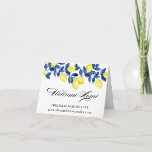 Tarjeta Bienvenidos a Summer Lemon Inmobiliaria