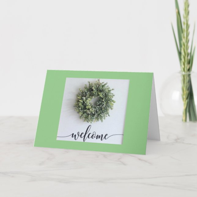 TARJETA ***BIENVENIDOS AL BARRIO*** (Anverso)