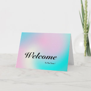 Tarjeta Bienvenidos Al Equipo