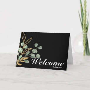 Tarjeta Bienvenidos Al Equipo