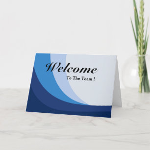 Tarjeta Bienvenidos Al Equipo