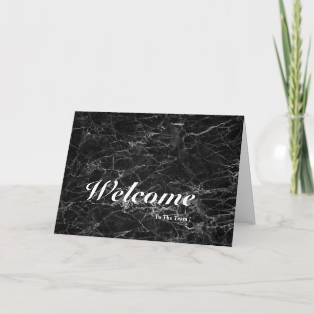 Tarjeta Bienvenidos Al Equipo (Anverso)