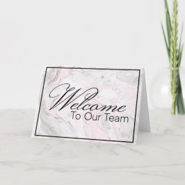 Tarjeta Bienvenidos al equipo nuevo empleado