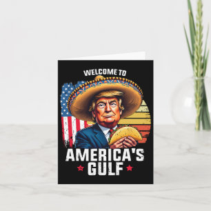 Tarjeta Bienvenidos al Golfo de Estados Unidos
