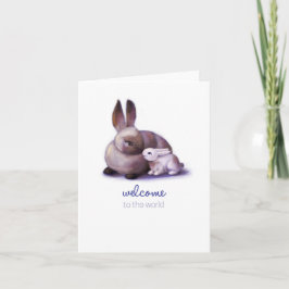 Tarjeta Bienvenidos al mundo