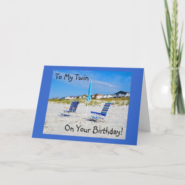 TARJETA BIENVENIDOS DE CUMPLEAÑOS DE PLAYA A MI GRUPO (Anverso)