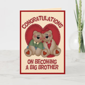 Tarjeta Big Bear Brother