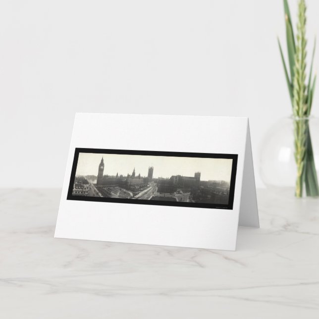 Tarjeta Big Ben London Photo 1919 (Anverso)