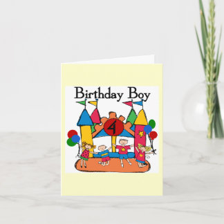 Tarjeta Big Bons Boy 4 camisetas y regalos de cumpleaños