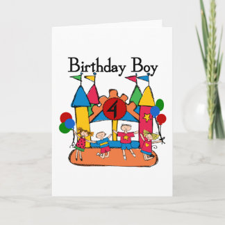 Tarjeta Big Bons Boy 4 camisetas y regalos de cumpleaños