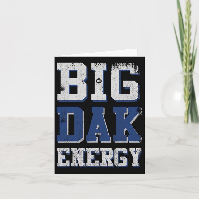 Tarjeta Big Dak Energy (Anverso)