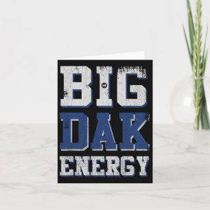 Tarjeta Big Dak Energy