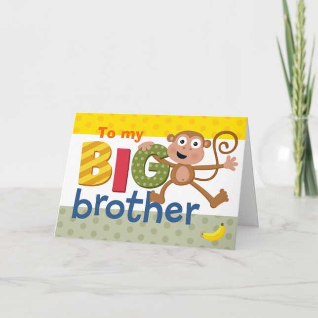 Tarjeta BIG hermano mono (Anverso)