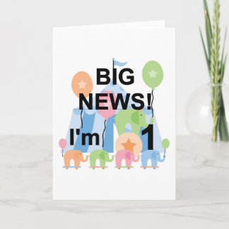 Tarjeta Big News Circus Camisetas y regalos de cumpleaños