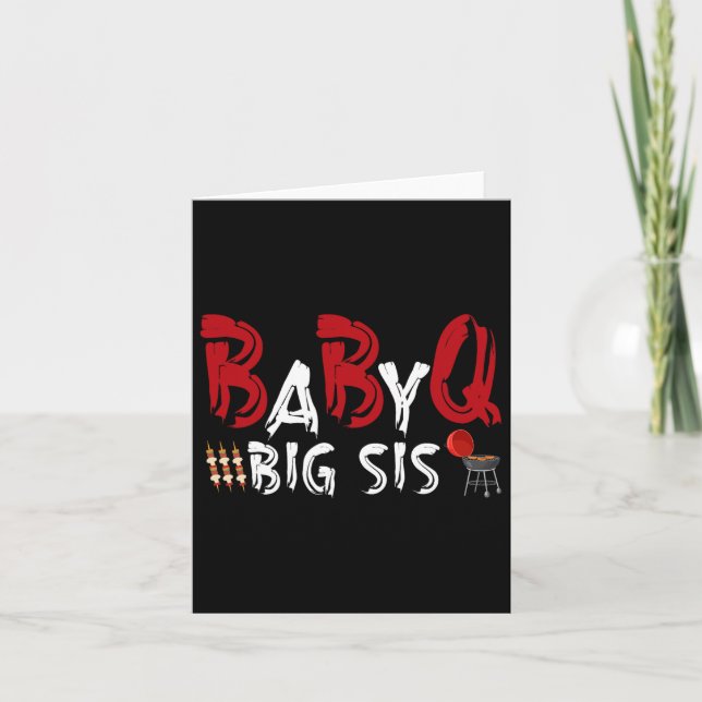 Tarjeta Big Sis Byby Bbq (Anverso)