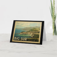 Big Sur California Vintage Travel