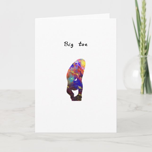 Tarjeta Big Toe (Anverso)