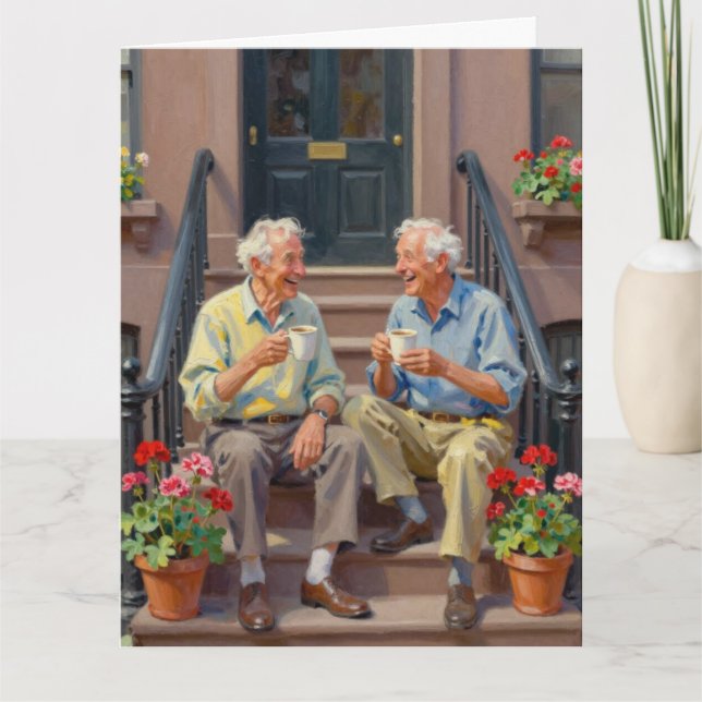 Tarjeta Big Twin Coots Coffee Club Birthday Occasion Card (Anverso)