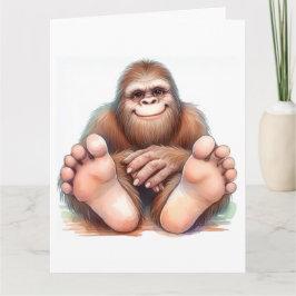 Tarjeta Bigfoot Happy Birthday