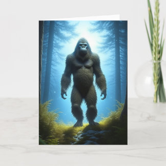 Tarjeta Bigfoot Pun Happy Birday