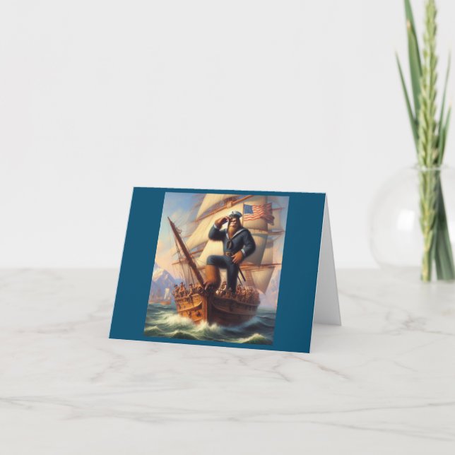 Tarjeta Bigfoot Sailor (Anverso)