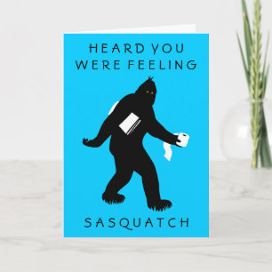 Tarjeta Bigfoot sorprendió (consiga bien)