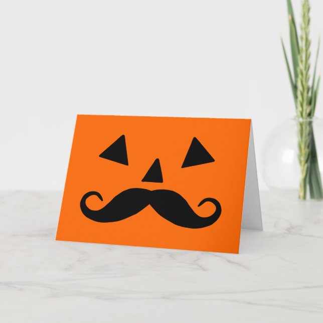 Tarjeta Bigote de calabaza (Anverso)