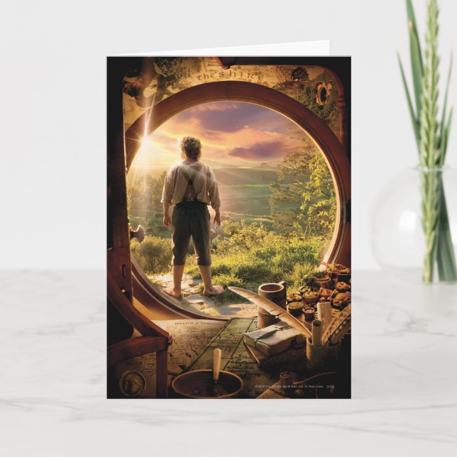Tarjeta BILBO BAGGINS™ apoyan en collage del condado (Anverso)