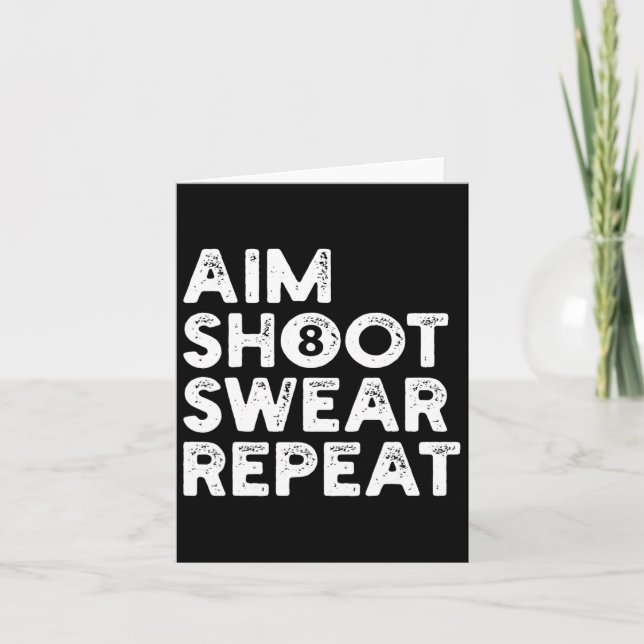 Tarjeta Billard Billiards Pool Snooker (Anverso)