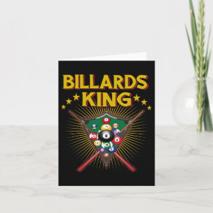 Tarjeta Billiard Snooker King Of Billiards 8 Pool