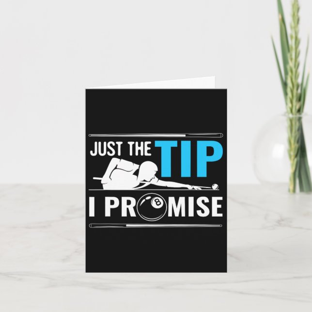 Tarjeta Billiards Cue Sport Game Pool Billiard Player Rega (Anverso)