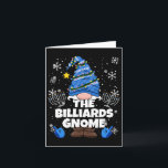 Tarjeta Billiards Gnome Funny Jewish Hanukkah Gnome Billia<br><div class="desc">Billiards Gnome Funny Jewish Hanukkah Gnome Billiard</div>