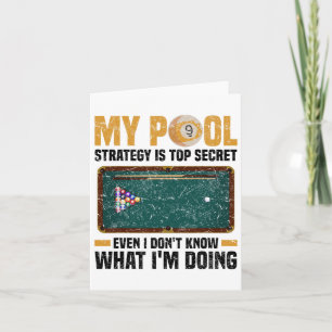 Tarjeta Billiards Snooker Cue Player 12