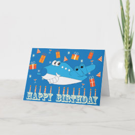 Tarjeta Billy Blue Birthday Card
