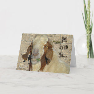 Tarjeta Billy Goat Card - para cualquier ocasión