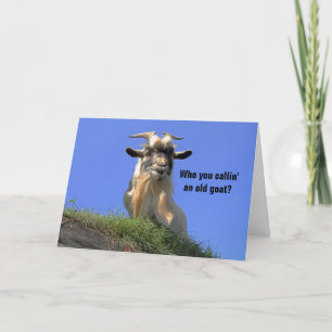 Tarjeta Billy Goat Photo