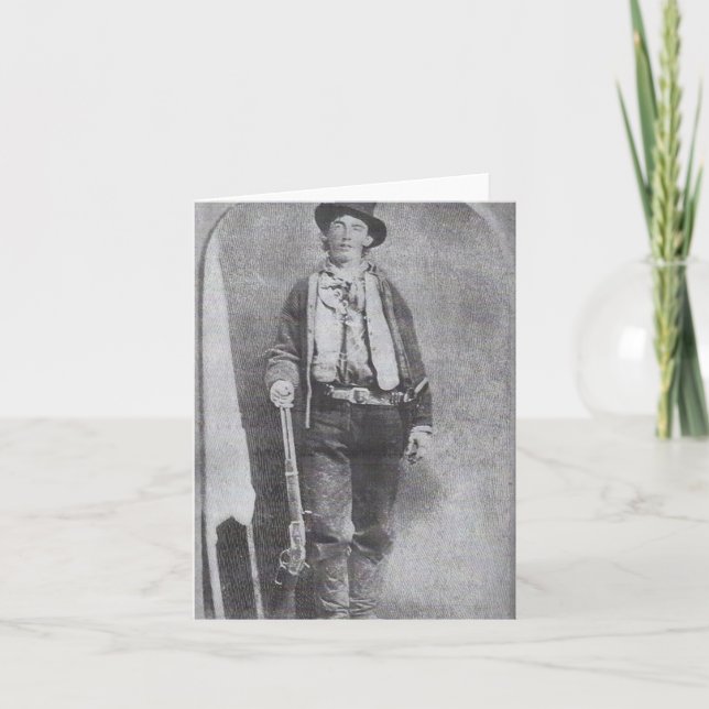 Tarjeta Billy the Kid (Anverso)