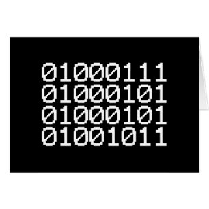 TARJETA BINARY GEEK
