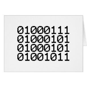 TARJETA BINARY GEEK