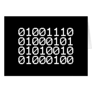 TARJETA BINARY NERD