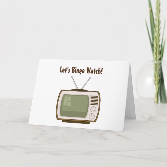 Tarjeta Binge Watch TV (Anverso)