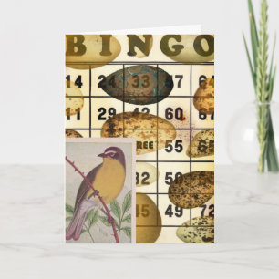 Tarjeta Bingo Bird
